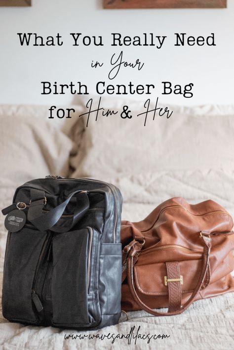 Water Birth Hospital Bag, Birth Packing List, Birth Bag For Birth Center, Birth Center Bag Checklist, Birthing Center Bag Packing Lists, Birthing Center Birth, Birth Center Packing List, Birth Essentials, Birth Center Birth