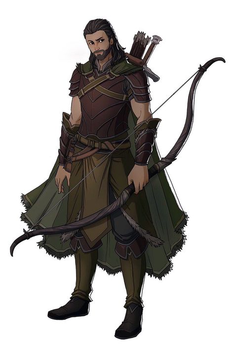 Wood Elf Rogue Male, Male Wood Elf, Wood Elf Male, Hunter Rpg, Wood Elf Ranger, Ernesto Irawan, Ranger Rpg, Tiefling Druid, Rpg Wallpaper