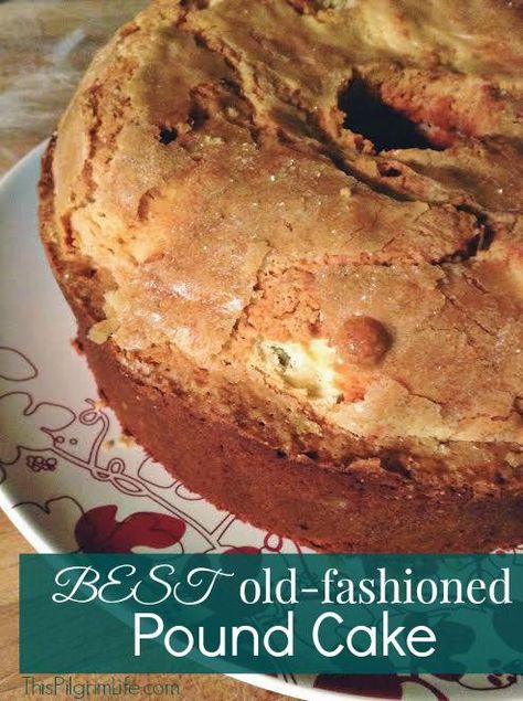 Pond Cake, Old Fashioned Pound Cake, Pound Cake Recipes Easy, Brownie Desserts, Salty Cake, Oreo Dessert, Pound Cake Recipes, Köstliche Desserts, Savoury Cake