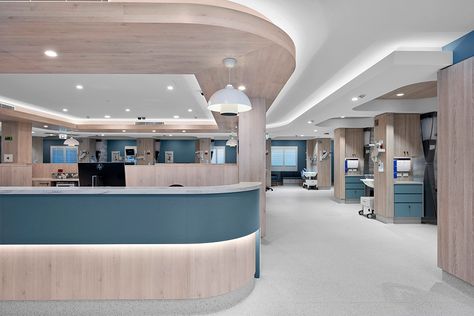 Ward Room, Hospital Reception, Hospital Design Architecture, Modern Hospital, Healthcare Interior Design, Hospital Architecture, Nurses Station, Maternity Hospital, Office Lobby