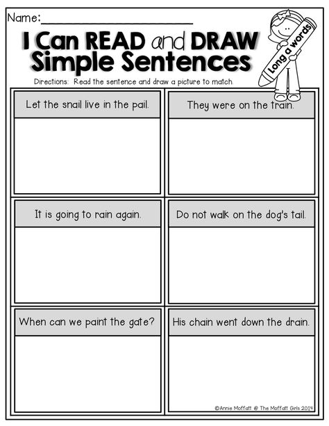 Learning How To Read, Simple Sentence, Sight Word Sentences, Guided Reading Levels, English Worksheets For Kids, Sight Words Kindergarten, Word Sentences, First Grade Reading, Simple Sentences