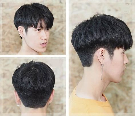 Korean Haircut Men, Hairstyle Male, Korean Boy Hairstyle, Two Block Haircut, Asian Man Haircut, Korean Men Hairstyle, Korean Haircut, Asian Haircut, Korean Short Hair