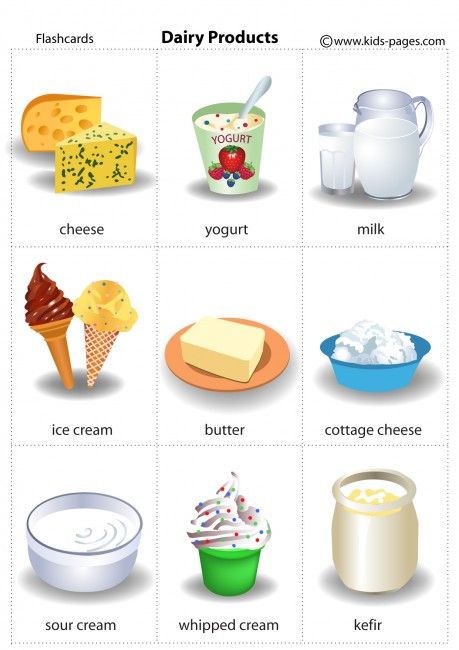 Dairy Products flashcard Food Pyramid Kids, Raw Dairy, Food Flashcards, Food Vocabulary, Food Activities, Food Pyramid, Flashcards For Kids, Printable Flash Cards, English Lessons For Kids