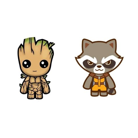 Rocket Tattoo Guardians Of The Galaxy, Baby Groot Tattoo, Groot Drawing, Modele Impression 3d, Guardian Tattoo, Groot Tattoo, Cute Halloween Tattoos, Raccoon Tattoo, Galaxy Drawings