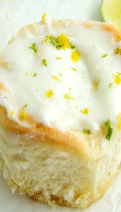 Key Lime Cinnamon Rolls, Bread Sweet, Lime Cream, Trifle Pudding, Breaking Bread, Easy No Bake Desserts, Sweet Rolls, Cheesecake Desserts, Scrumptious Desserts