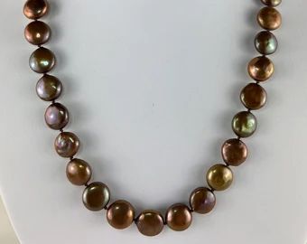 Brown Pearl Necklace, Brown Pearls, Soft Summer, Pearl Bracelet, Unique Colors, Pearl Jewelry, Necklace Etsy, Pearl Necklace, Bracelet