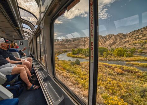 Sit back, relax, and enjoy America’s natural treasures from a window seat. Amtrak Train Travel, Amtrak Travel, Indiana Dunes National Park, Train Trips, Colorado National Monument, Scenic Train Rides, Amtrak Train, Colorado Denver, Train Route