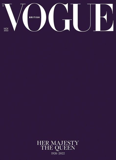 Queen Elizabeth Daughter, Vogue Magazine Cover, Imperial State Crown, Magazine Cover Template, Vogue British, Vogue Magazine Covers, Vogue Covers, Her Majesty The Queen, Vogue Uk