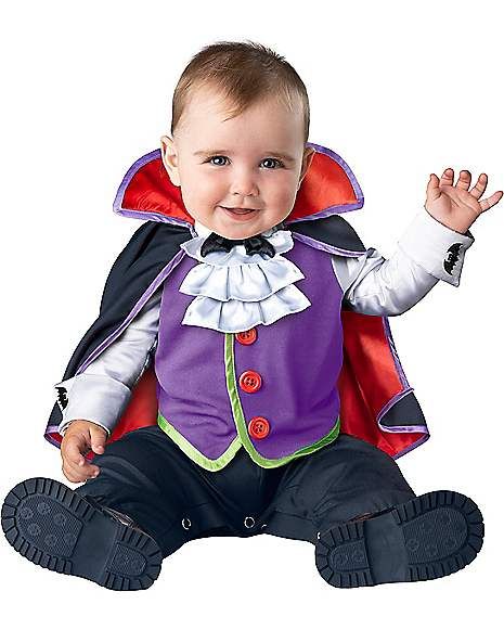 Baby Vampire Cutie Costume - Spirithalloween.com Baby Superhero Costume, Baby Tiger Costume, Baby Vampire, Baby Animal Costumes, Funny Baby Costumes, Kids Witch Costume, Spirit Halloween Costumes, Newborn Halloween Costumes, Vampire Halloween Costume