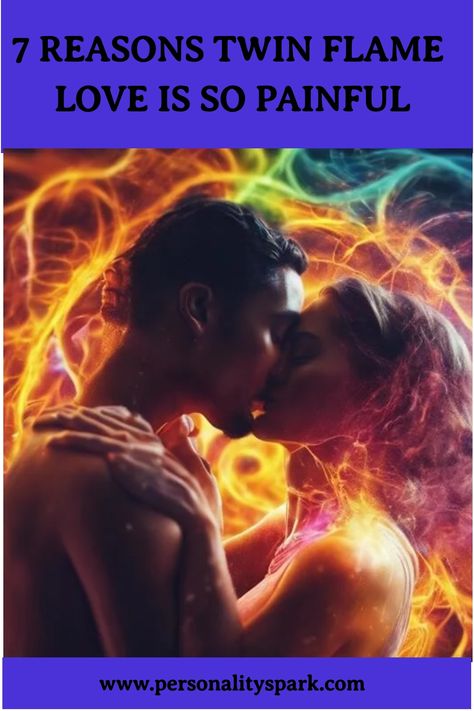 Discover the 7 shocking reasons why Twin Flame love is so painful 😢💔 #TwinFlame #Love #Painful Twin Flame Vs Soul Mate Vs Karmic, Twin Flame Journey Stages, Twinflames Tattoo, Twin Flame Quotes True Love, Twinflames Art Twin Flame Love, Twin Flame Affirmations, False Twin Flame Signs, Twin Flame Sexuality, 1111 Twin Flames