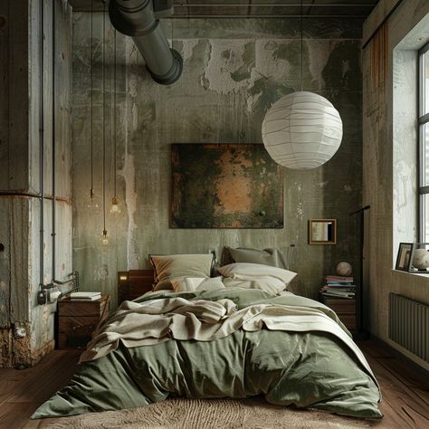 Spruce up your living space with our industrial-themed bedroom design! Experience contemporary elegance, sleek aesthetics, and metropolitan charm. #UrbanBedroom #BedroomDesign #HomeDecor #CityLiving #ModernBedroom #UrbanDecor #ContemporaryLiving #BedroomInspiration #IndustrialBedroom #IndustrialStyle #SmallSpaceLiving #ChicBedroom #LoftLiving #MinimalistBedroom #SleekDesign #UrbanLiving #ModernHome #BedroomGoals #CityStyle" Urban Bedroom, Urban Decor, Instagram Board, Themed Bedroom, Loft Living, Bedroom Goals, Chic Bedroom, Urban Living, City Living