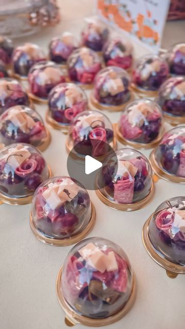 Leslie Crabtree on Instagram: "50 Charcuterie Domes for $30   You will need a fruit of choice, one meat choice, little pickles from Trader Joe's and a good white cheddar or Irish cheese that you could purchase in bulk.  That being said when you add all of these numbers at the end of this video it comes out to more then $30. But.. that is because if buying the meat and cheese from Costco you'll only use half of these items for these domes. So it will come out to $30.  Tag me if you make these too♥️.  #charcuterie #charcuteriedome #charcuteriedomes #charcuteriespread #snacks #snacksize #snacksizecharcuterie #partysnacks #partysnackideas #partyfood #snackfood #snackfoods" Mini Charcuterie Dome, Charcuterie Domes, Irish Cheese, Charcuterie Business, Diy Dessert Table, Charcuterie Party, Mini Charcuterie, Hors Doeuvres, Charcuterie Spread