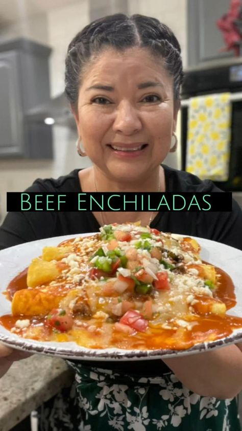 Red Beef Enchiladas in 2022 | Mexican food recipes, Mexican food recipes authentic, Mexican food recipes easy Types Of Enchiladas, Salty Cocina Enchiladas, Authentic Enchiladas Beef, Enchiladas Beef Authentic, Red Beef Enchiladas, Beef Enchiladas With Red Sauce Authentic, Restaurant Enchiladas, Taco Types, Salty Cocina Recipes