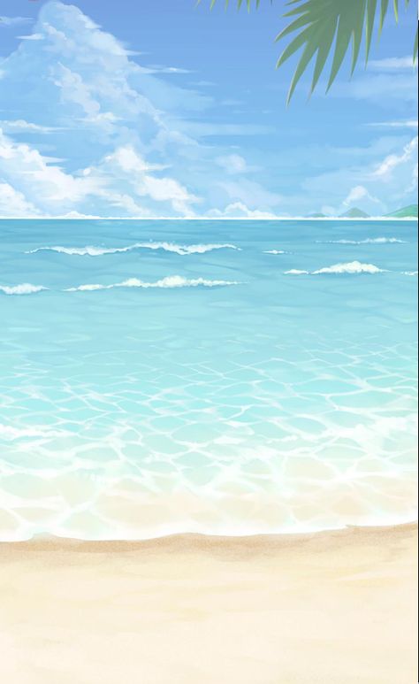 Sea Cartoon Background, Beach Cartoon Background, Queen Background, Marine Images, Sea Background, Beach Backdrop, Beach Drawing, Love Nikki, Best Wallpaper Hd