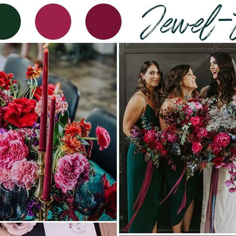 Pro Wedding Invite on Instagram: "From rich jewel tones to earthy neutrals and even pastels, which will capture the magic of Spring/Summer while express your own personalities. #wedding #weddingday #2023wedding #weddingideas #weddingdecor #proweddinginvite #2023weddingcolor #weddingdress" Gemstone Wedding Decor, Jewel Tone Beach Wedding, Jewel Tone Wedding Ceremony, Gem Tones Wedding, Jewel Tone Wedding Invitations, Jewel Tones Wedding, Jewel Tone Wedding Theme, Jewel Tone Wedding Colors, Marlborough House