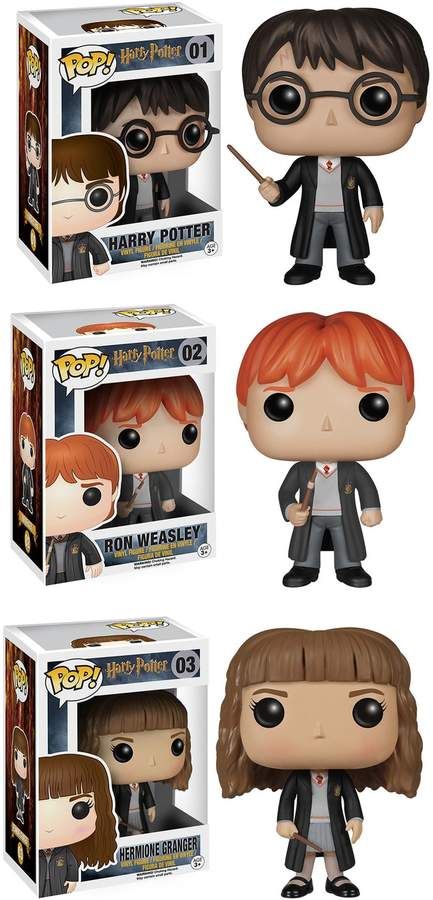 Funko Pop! Harry Potter: Harry Potter, Ron Weasley & Hermione Collectors Set #hp #harry #potter #harrypotter #ron #weasley #ronweasley #hermione #granger #hermionegranger #magic #wizard #witch #wwhp #wizardingworld #funko #collectable #fandom #nerd #pop #figurine #toy #books #bookworm #gift #giftideas #set #hogwarts #character #jkrowling #afflink Harry Potter Pop Figures, Funko Harry Potter, Pop Vinyl Collection, Игрушки Funko Pop, Harry Potter Toys, Harry Potter Dolls, Harry Potter Pop, Harry Potter Ron Weasley, Harry Potter Funko Pop