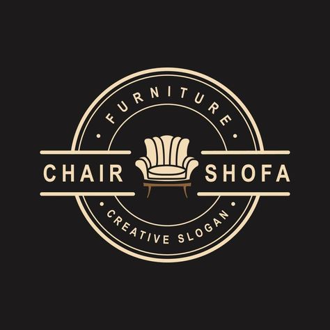 Logo Design Furniture, Interior Logo Design, Furniture Store Logo, Sofa Room, Interior Logo, Furniture Logo, Furniture Sofa, Design Furniture, Room Decoration