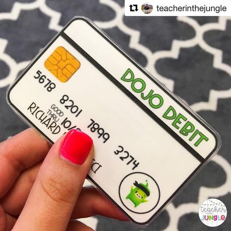 Seeing you guys using my dojo debit cards makes my teacher heart so happy! I know my students are PUMPED about their cards— they loved how… Class Dojo Ideas, Class Dojo Rewards, Bilingual Kindergarten, Classroom Behavior Chart, Class Incentives, Dojo Ideas, Classroom Economy, Class Dojo, Third Grade Classroom