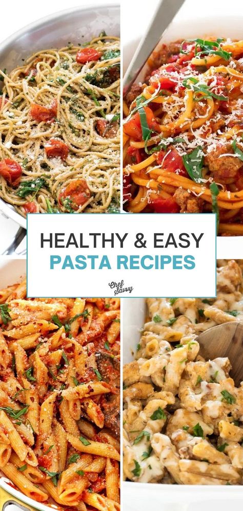 Easy Healthy Pasta Recipes, Pasta For Dinner, Best Easy Dinner Recipes, Chef Savvy, Penne Pasta Recipes, Healthy Pasta Dishes, Resep Pasta, Noodles Recipes, Instant Pot Pasta Recipe