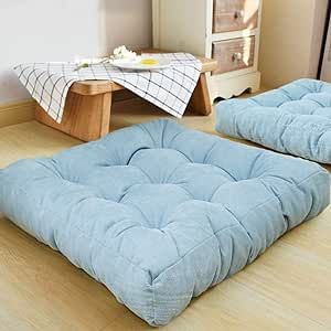 Yoga Living Room, Dog Mattress, Stylish Dog Beds, Mattress Dog Bed, Square Floor Pillows, Large Floor Pillows, Large Floor Cushions, Tufted Seat Cushion, Plush Mattress