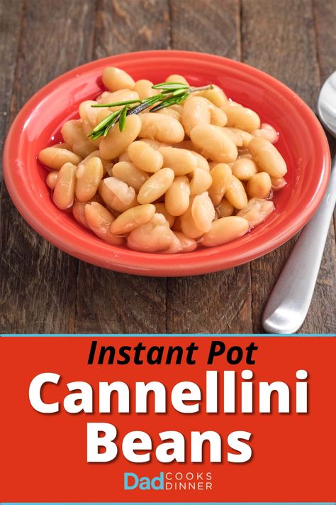 Instant Pot Cannellini Beans. Pressure cooker dried beans are a killer application of my Instant Pot. Dried cannellini beans are so much better than canned, and pressure cook in about an hour. #InstantPot #InstantPotRecipe #PressureCooker #PressureCookerRecipe @InstantPotOfficial Beans Pressure Cooker, Heirloom Beans, Pressure Cooker Beans, Cannellini Beans Recipes, Stovetop Pressure Cooker, Cooking Dried Beans, How To Cook Beans, Instant Pot Dinner Recipes, Insta Pot