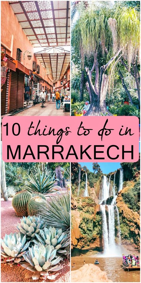 Things To Do In Marrakech, Africa Itinerary, Morocco Itinerary, Africa Travel Guide, Visit Marrakech, Marrakech Travel, Travel Morocco, Travel Africa, Visit Morocco