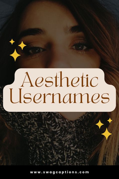 Searching for the perfect aesthetic username that's equal parts stylish and fresh? This collection has you covered with trendy, one-of-a-kind options that haven't already been scooped up a million times over. Maybe you're drawn to modern, minimalist handles that give off artsy, urbane vibes. Or maybe nature-inspired gems with floral, celestial, or seaside themes are more your aesthetic. You'll find aesthetic username ideas that allow you to craft an online presence that feels truly you. Aesthetic Username Ideas, Cute Usernames For Instagram, Cool Usernames For Instagram, Usernames For Instagram, Aesthetic Usernames, Find Aesthetic, Instagram Username Ideas, Ideas For Instagram, Best Aesthetic