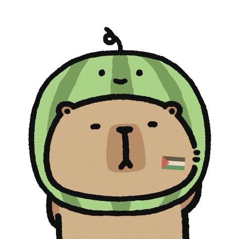 Capybara Drawing Simple, Anime Capybara, Capybara Icon, Capybara Drawing, Capybara Cute, Desktop Wallpaper Art, Cute App, Simple Iphone Wallpaper, Pop Art Wallpaper