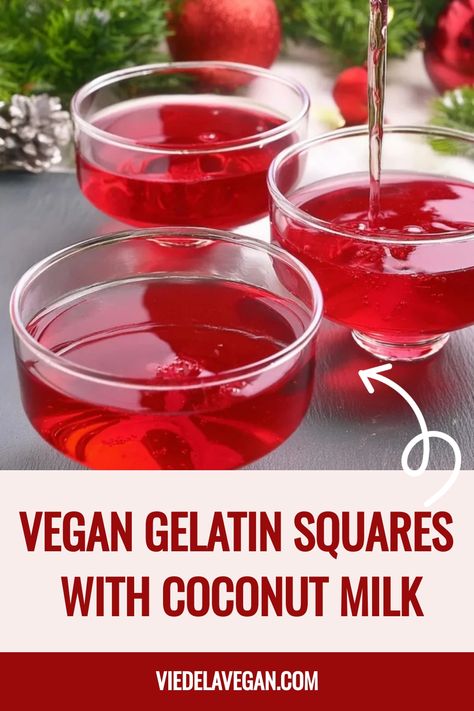 Vegan Jello Recipe Homemade Jello With Gelatin, Jello With Gelatin, Jello Snacks, Vegan Jello, Homemade Jello, Jello Recipe, Jello Cups, Quinoa Sweet Potato, Vegan Guide