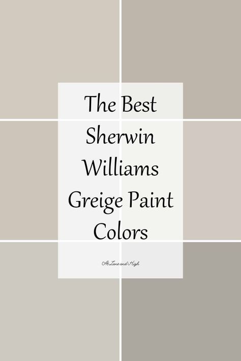 Sherwin Williams Limewash Paint Color, Best Sherwin Williams Greige, Limewash Sherwin Williams, Sherwin Williams Greige Paint Colors, Griege Paint Colors, Garage Paint Colors, Sherwin Williams Greige, Popular Interior Paint Colors, Interior Door Colors