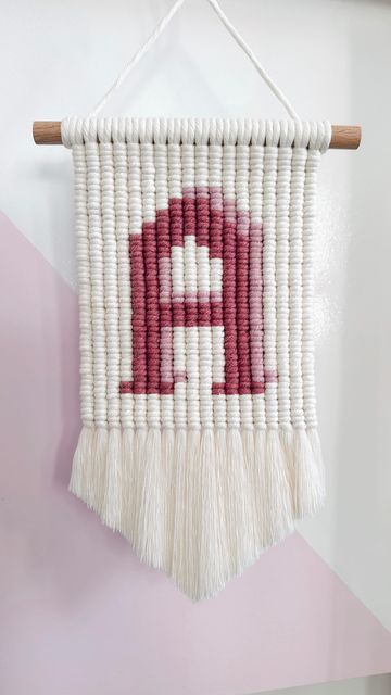 Macrame Banner, Rainbow Macrame, Diy Letters, Macrame Ideas, Macrame Tutorial, Macrame Knots, Macrame Art, Macrame Projects, Macrame Design