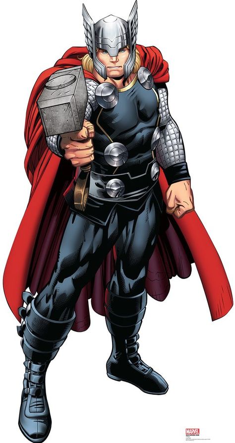 Thor - Universo Marvel Thor Avengers, Marvel Avengers Comics, Life Size Cutouts, Thor Comic, Marvel Avengers Assemble, Avengers Party, The Mighty Thor, Pahlawan Marvel, Avengers Comics