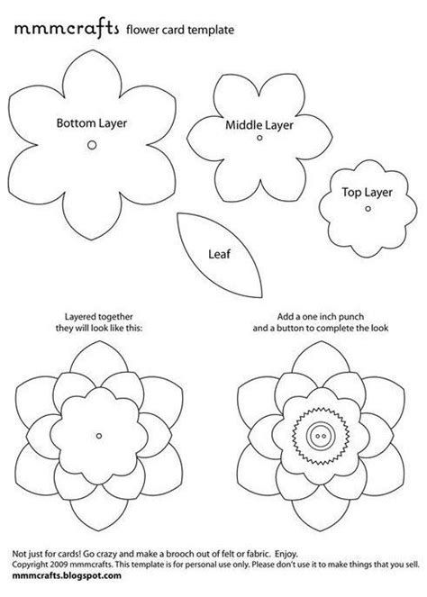 Felt Flower Template | Felt Flower Template, Flower Poppy Craft For Kids, Felt Crafts Flowers, Flower Templates Printable Free, Free Paper Flower Templates, Felt Flower Template, Felt Flowers Patterns, Flower Petal Template, Poppy Craft, Flower Templates Printable