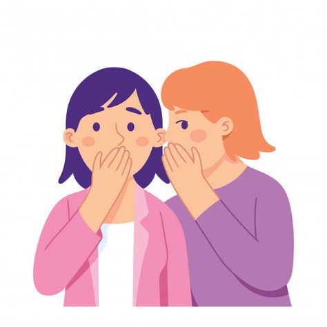 Women telling gossip | Premium Vector "ew Look At That Duo", Dekorasi Halloween, Meme Maker, صفحات التلوين, Pop Art Illustration, Crazy Funny, Girl Talk, صور مضحكة, Arte Pop