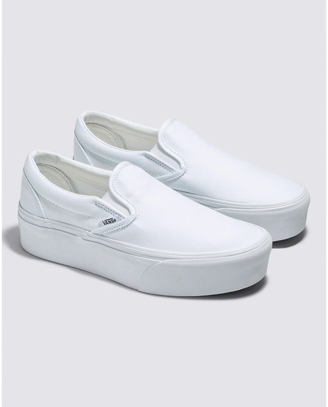 Painted white vans