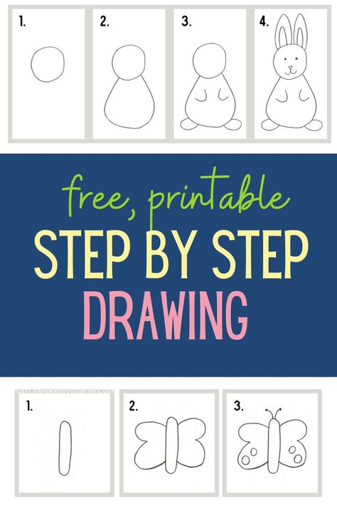 Free printable directed drawing, step by step drawing, i can draw worksheets for kids. Easy indoor printable drawing activities for kids great for rainy days, preschool, kindergarten, homeschool, and remote learning. Easy how to draw activities for kids. #directeddrawing#directeddrawingforkids#howtodrawabunny#howtodrawabutterfly#directeddrawingkindergarten#directeddrawingworksheets#artactivitiesforkids#artactivitiesforpreschoolers Preschool Drawing Activities, Preschool Drawing Ideas, Easy Directed Drawing, Drawing Activities For Kids, Directed Drawing Kindergarten, Art Worksheets Printables, Learning To Draw For Kids, Kindergarten Drawing, Toddler Drawing