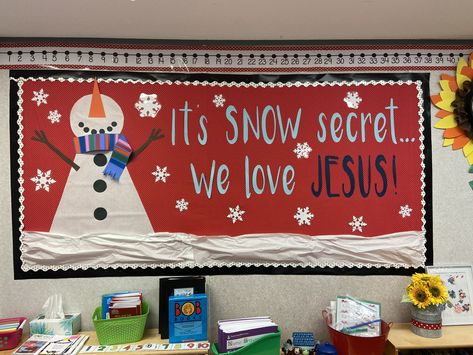 Gingerbread Theme Bulletin Board, Christmas Bulletin Board Ideas Preschool Religious, Church Winter Bulletin Board Ideas, Christian Winter Bulletin Board Ideas, Christmas Bulletin Board Ideas Church, Christian Christmas Classroom Door, School Christmas Bulletin Board Ideas, Joy Bulletin Board Ideas, Winter Sunday School Bulletin Boards