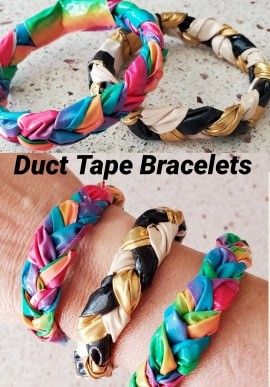 Duct Tape Art Projects, Duct Tape Keychain Diy, Diy Duct Tape Crafts, Duck Tape Flowers, Easy Duct Tape Crafts, Duct Tape Crafts For Kids, Duct Tape Jewelry, Duct Tape Art, Duct Tape Bracelets