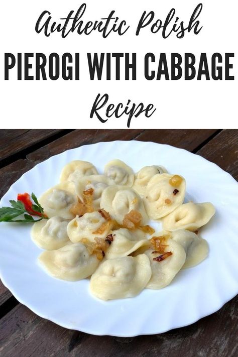 Cabbage Pierogi Recipe, Sauerkraut Pierogi Recipe, Recipes Using Egg Roll Wrappers, Pierogies Homemade, Polish Pierogi, Pierogi Recipe, Cabbage Recipe, Cooked Cabbage, Ukrainian Recipes