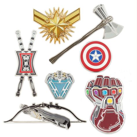 Marvels Avengers: Endgame Pin Set Out Now Marvel Pins Enamel, Daily Comics, Marvel Pins, Avengers Imagines, Avengers Endgame, Marvel Fan, Marvel Funny, The Avengers, Avengers Assemble