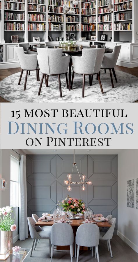 The 15 Most Beautiful Dining Rooms on Pinterest Sanctuary Home Decor, Sanctuary Home, Traditional Dining Rooms, Minimalist Dining Room, Dining Room Cozy, Dining Room Contemporary, Mudroom Design, Dining Room Makeover, Vintage Dining Room