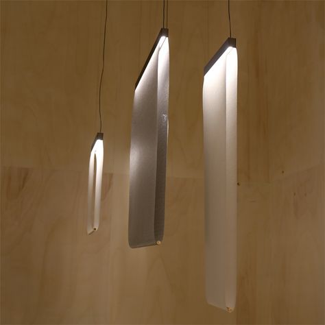 Curtain Light | Arik Levy for Vibia 카페 인테리어 디자인, Curtain Lights, The Curtain, Curtain Designs, Unique Lamps, Cool House Designs, Light Fittings, 인테리어 디자인, Hanging Lamp