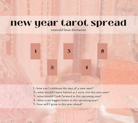 Tarot Spread, Truth Of Life, New Year Celebration, Tarot Spreads, Hard To Find, Lotus, The Year, Right Now, Emerald