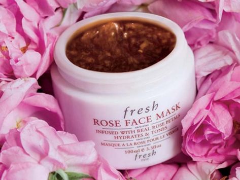 Fresh Rose Face Mask, Fresh Face Mask, Dry Conditioner, Funky Makeup, Rose Mask, Rose Face Mask, Rose Face, Real Rose Petals, Gel Texture