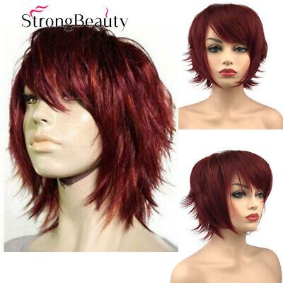 Mommy Haircuts, Scene Wig, Emo Haircuts, Rocker Hair, Sassy Haircuts, Dark Red Hair, Afro Wigs, Haircuts Straight Hair, Wig With Bangs