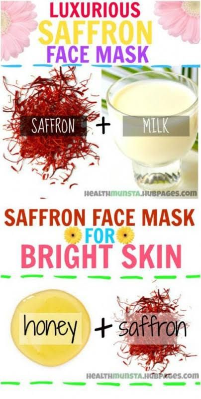 Saffron Saffron Benefits, Best Diy Projects, Saffron Flower, Diy Acne, Face Mask Recipe, Beauty Tips For Glowing Skin, Clearer Skin, Homemade Face Masks, Skin Remedies