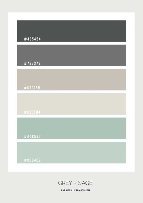 Grey and mint color palette Grey House Palette, Paint Colors That Match Gray, Green Mint Color Palette, Grey And Green Palette, Green Grey Color Palette, Green And Grey Color Palette, Mint Green Color Scheme, Sage Green Colour Palette, Sage Colour Palette