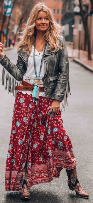 Linda V Wright, Stile Hippie Chic, Boho Fall Outfits, Giacca In Tweed, Look Hippie Chic, Estilo Hippie Chic, Boho Queen, Stile Boho Chic, Look Boho Chic