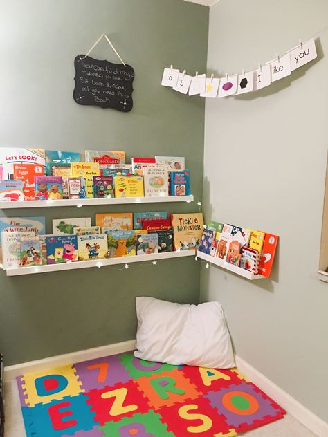 Reading Corner Kids Bedroom, Reading Corner In Bedroom, Diy Reading Corner, Reading Corner For Kids, Reading Corner Ideas For Adults, Corner In Bedroom, Reading Corner Ideas, Reading Corner Kids, Book Area