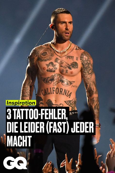 Sie sind beliebter denn je: Tattoos! Damit sie aber wirklich gut aussehen, solltet ihr ein paar Dinge beachten. Hier kommen die 3 größten Fehler, die ihr vermeiden solltet. #tattoo #GQGermany Sticker Tattoo Men, Men Tatoos Arms, Asap Rocky Tattoo Ideas, Best Arm Tattoos Men, New Tattoos Men, Tatoos Men Back, Pin Up Tattoo For Men, Tattoo Am Bauch, Tattoo Back Man